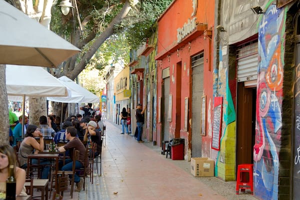 Bellavista which includes a city, outdoor eating and street scenes