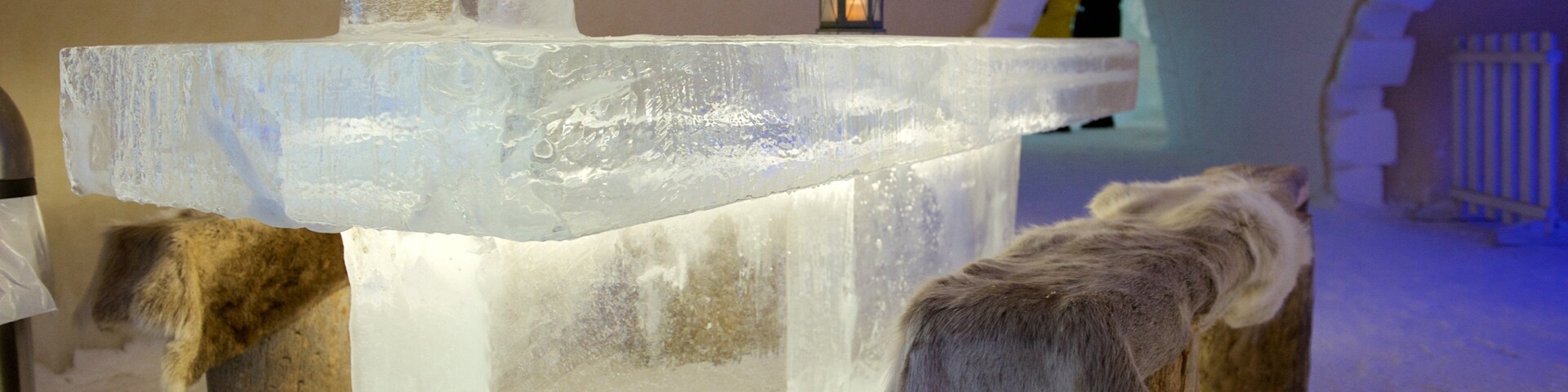 Castelo de neve de Kemi que inclui um bar, neve e vistas internas