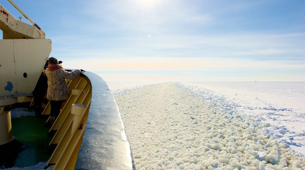 Kemi showing snow and cruising