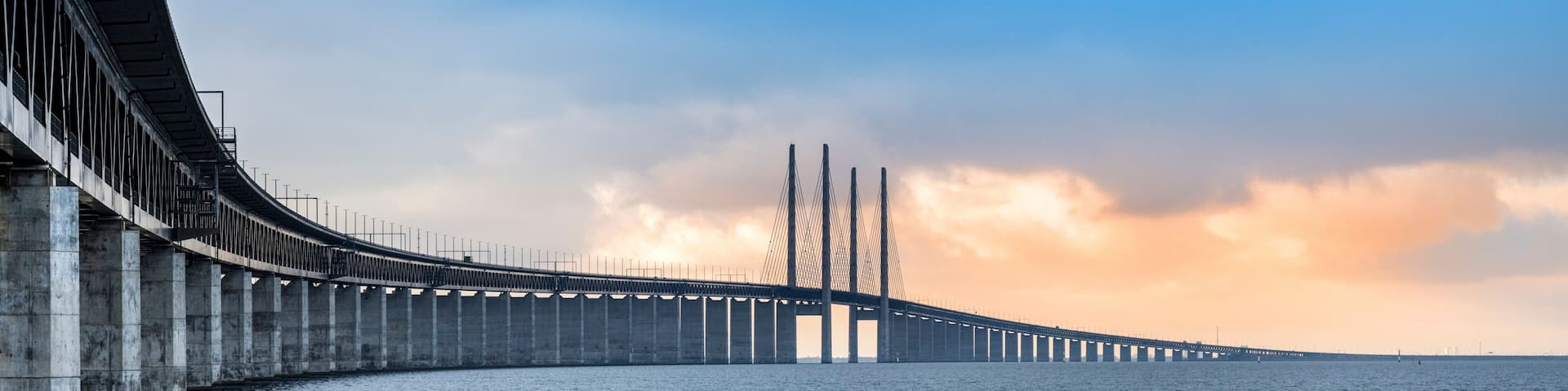 The Oresund bridge panorama