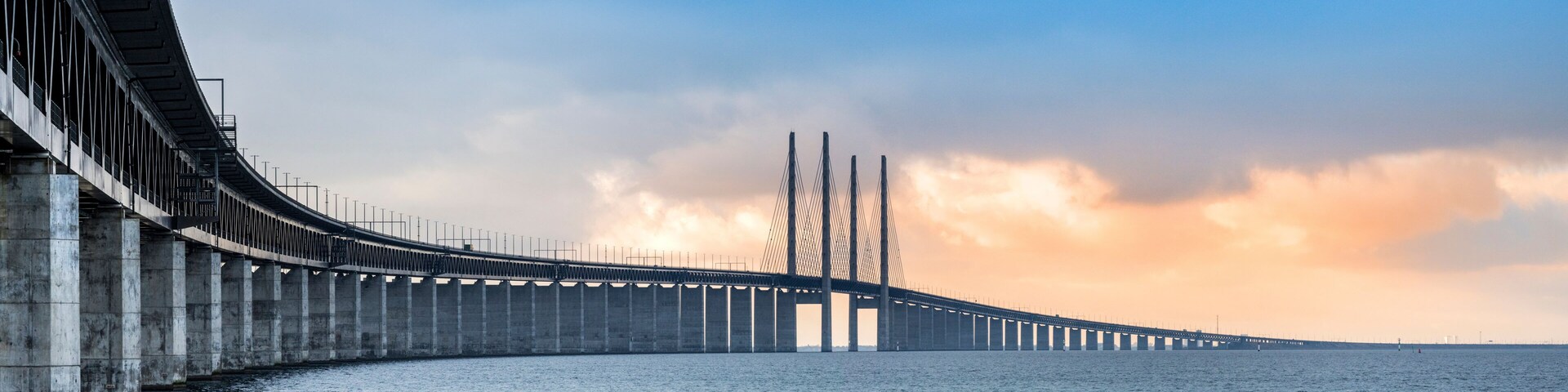 The Oresund bridge panorama