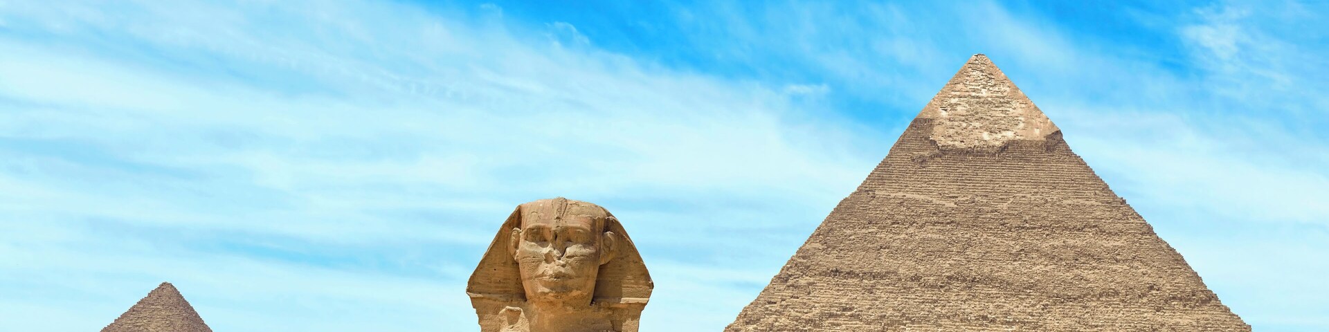 Giza Pyramids And Sphinx in Cairo, Egypt