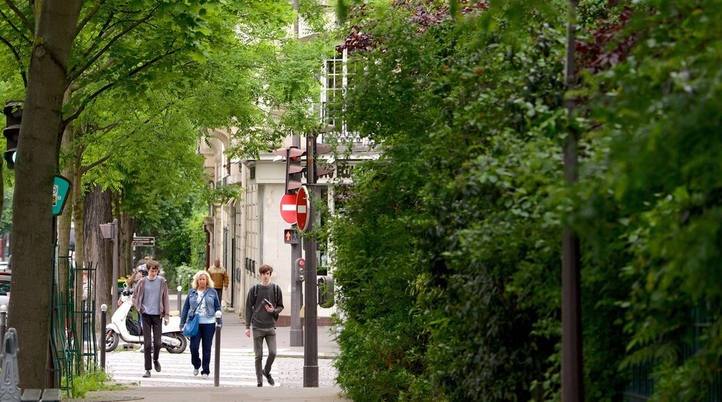 Montparnasse cho thấy thành phố và công viên