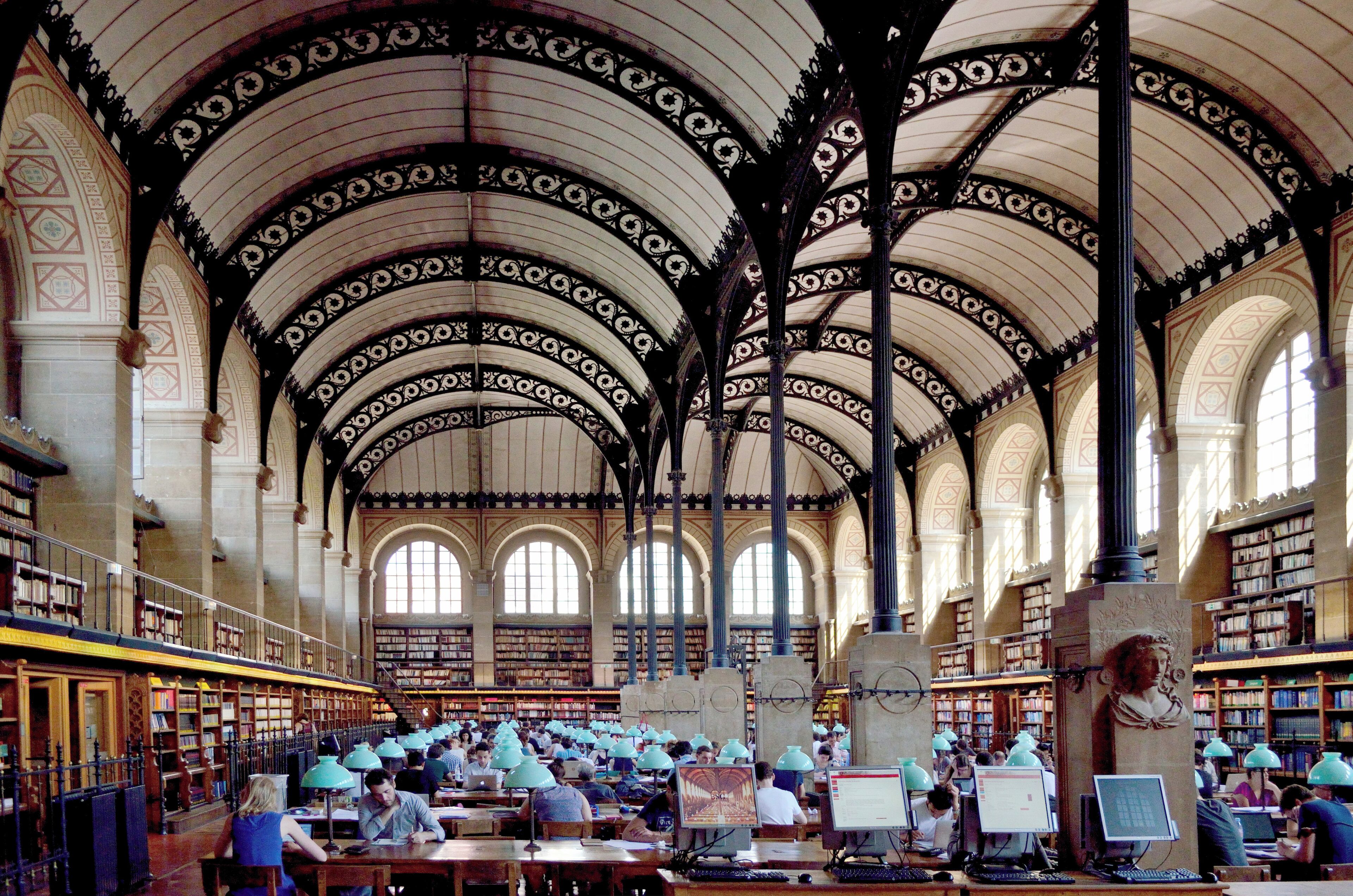 Bibliotheque Sainte Genevieve, Paris.