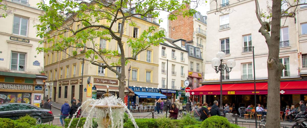 Quartier Latin - Panthéon bevat straten, een stad en een fontein