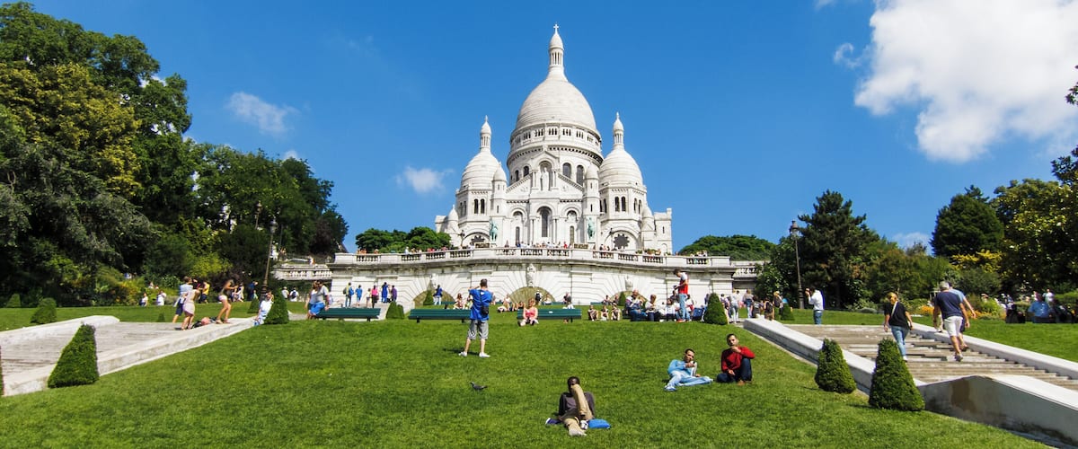 Basilique du Sacré-Cœur de Montmartre, Paris, France.