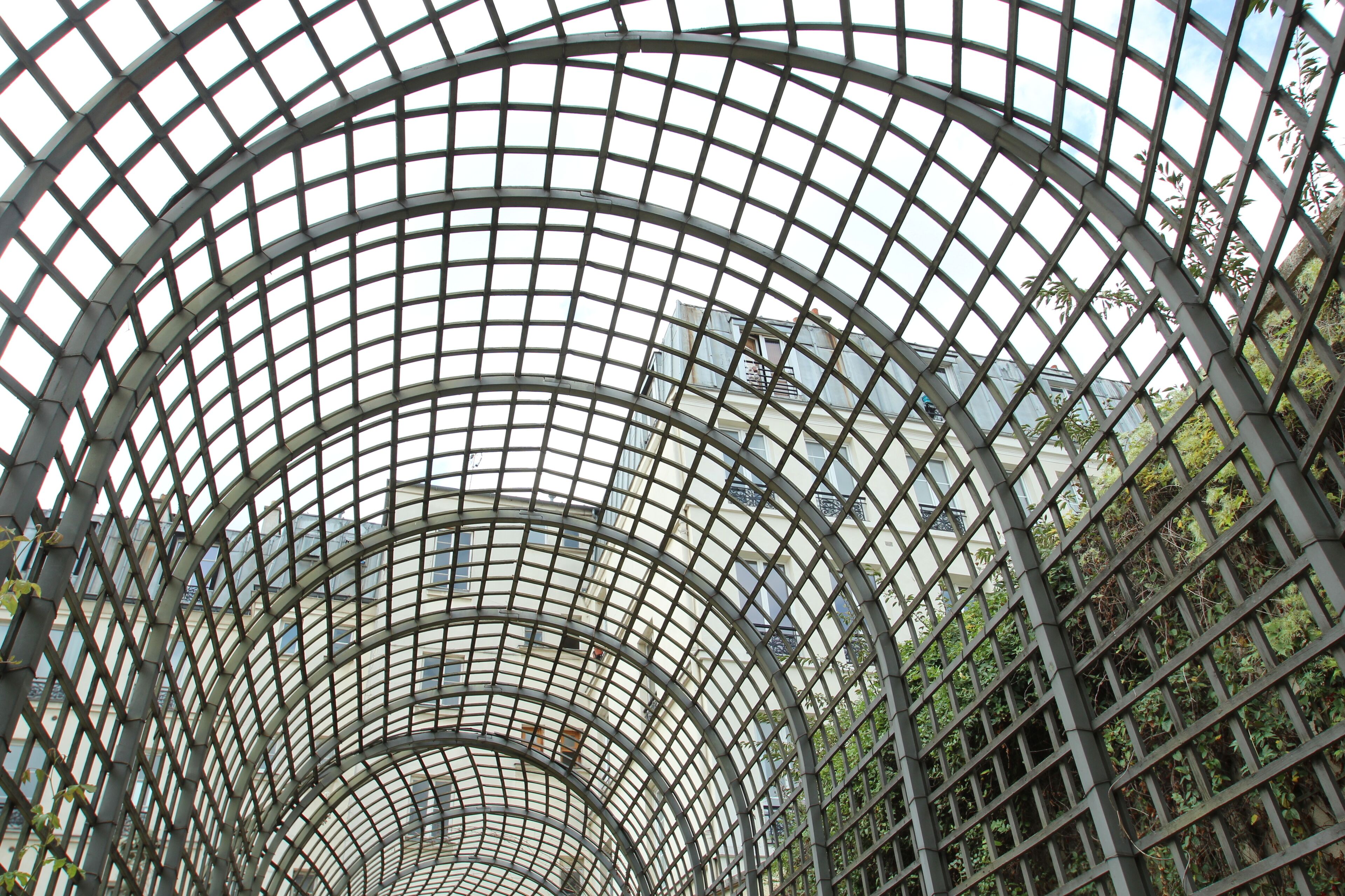 Anne-Frank garden in Paris, France.