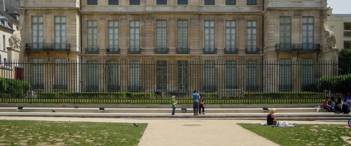 Backside of the Hôtel Salé hosting the Musée Picasso in Paris