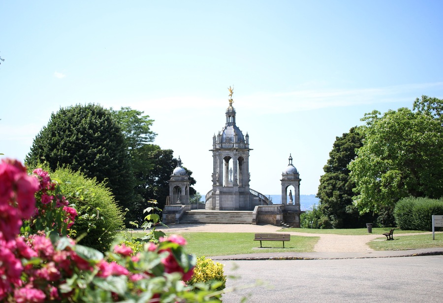 Le monument Jeanne d'Arc à Bonsecours (France)