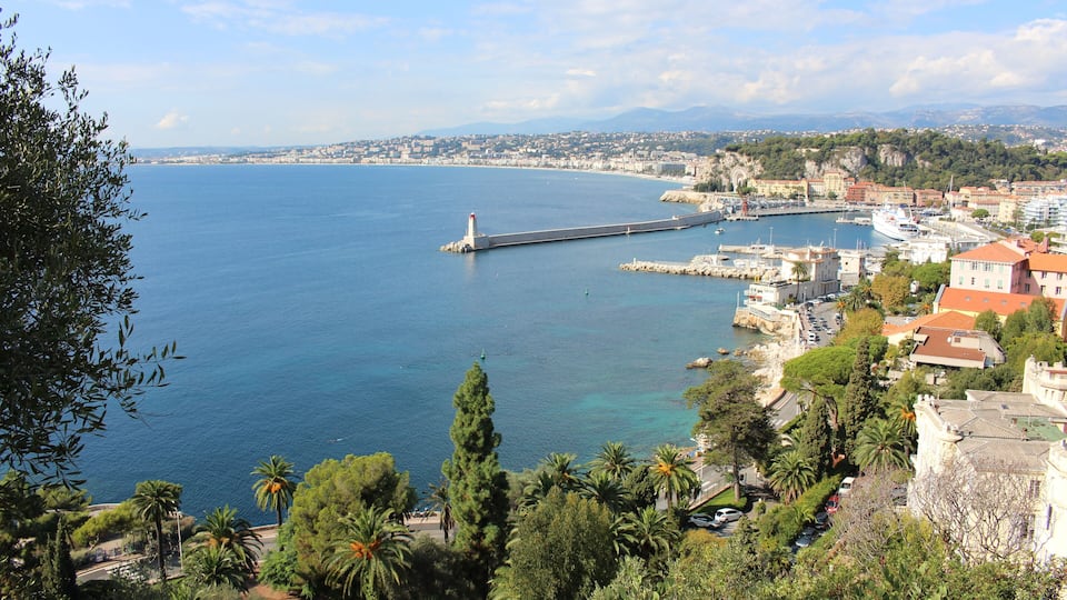 Ницца. Вид на залив.