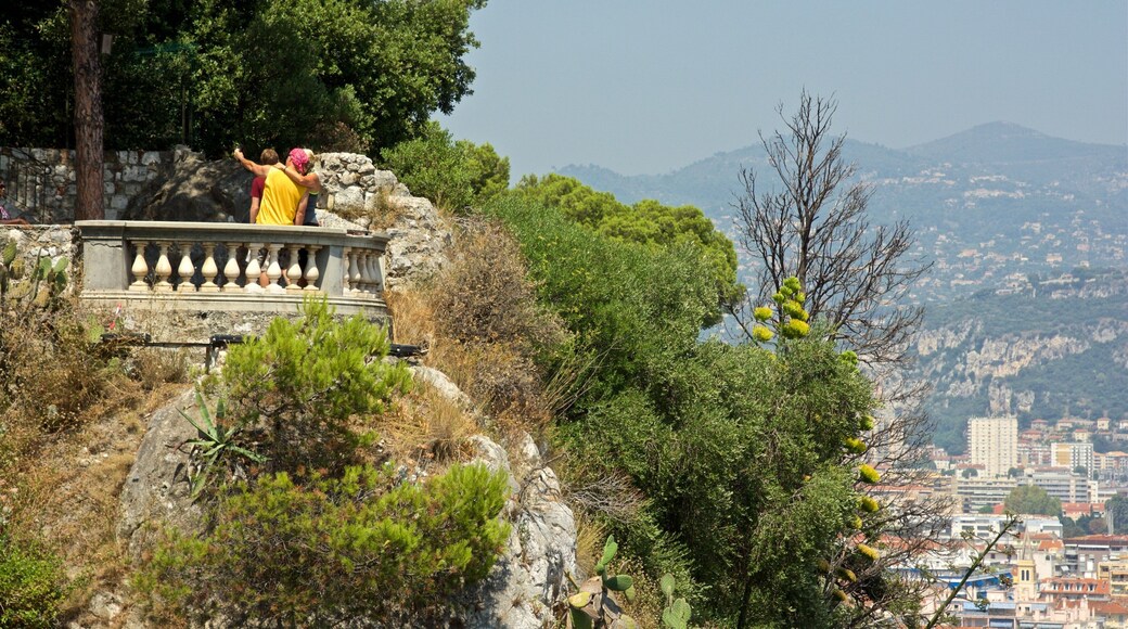 Castle Park featuring views as well as a small group of people