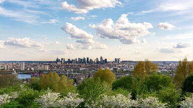 Paris, vue de la Butte d'Orgemont à Argenteuil, Val d'Oise.