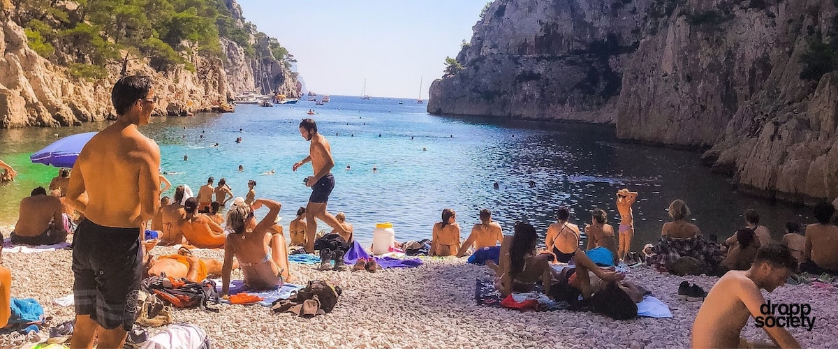 Calanques beach 🏖 🇫🇷 
#droppsociety
#france