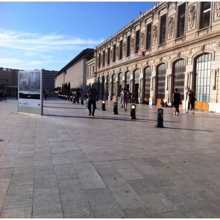 At Marseille train station