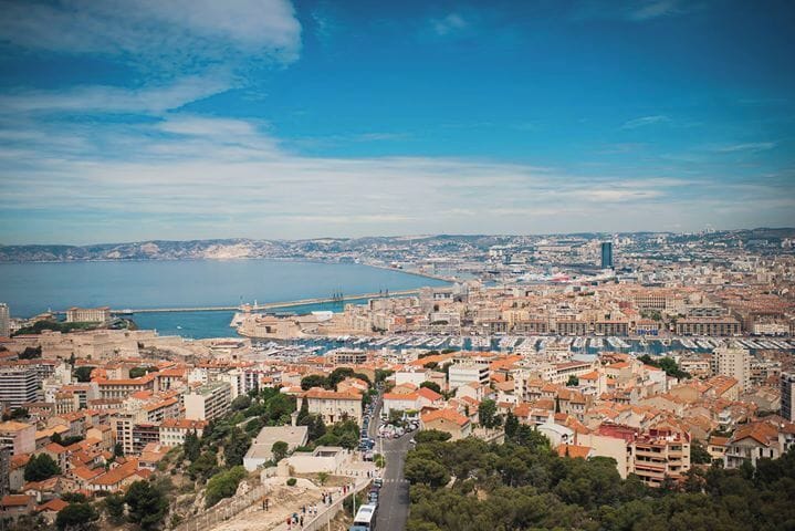 Me and my future husband were kissing there on the highest point of Marseille and it was a proper happiness.