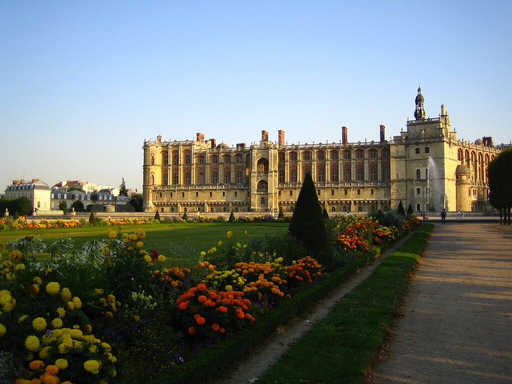 The Château de Saint-Germain-en-Laye, north-western aspect
