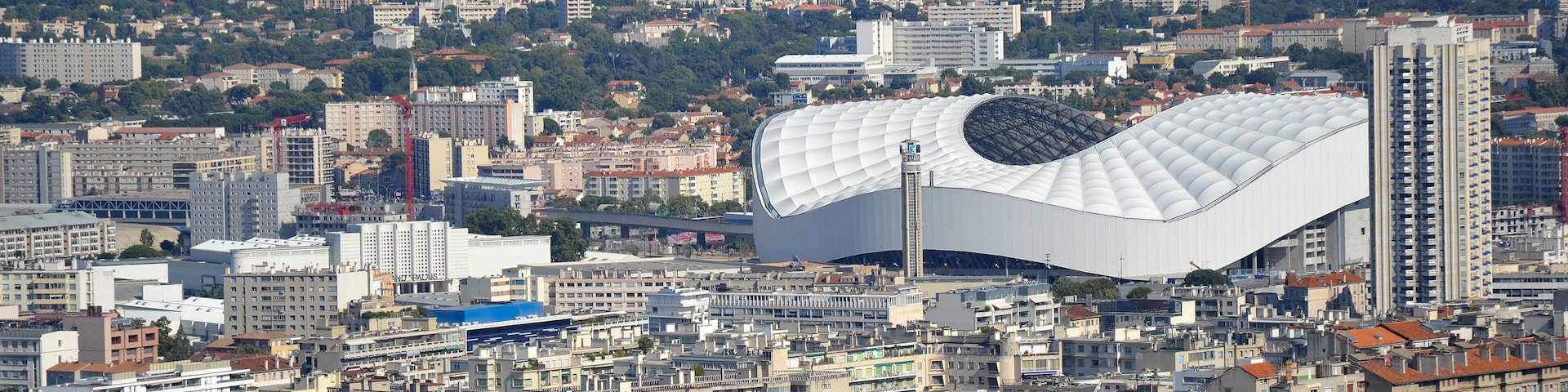 Marseille - Vue du nouveau Stade Velodrome