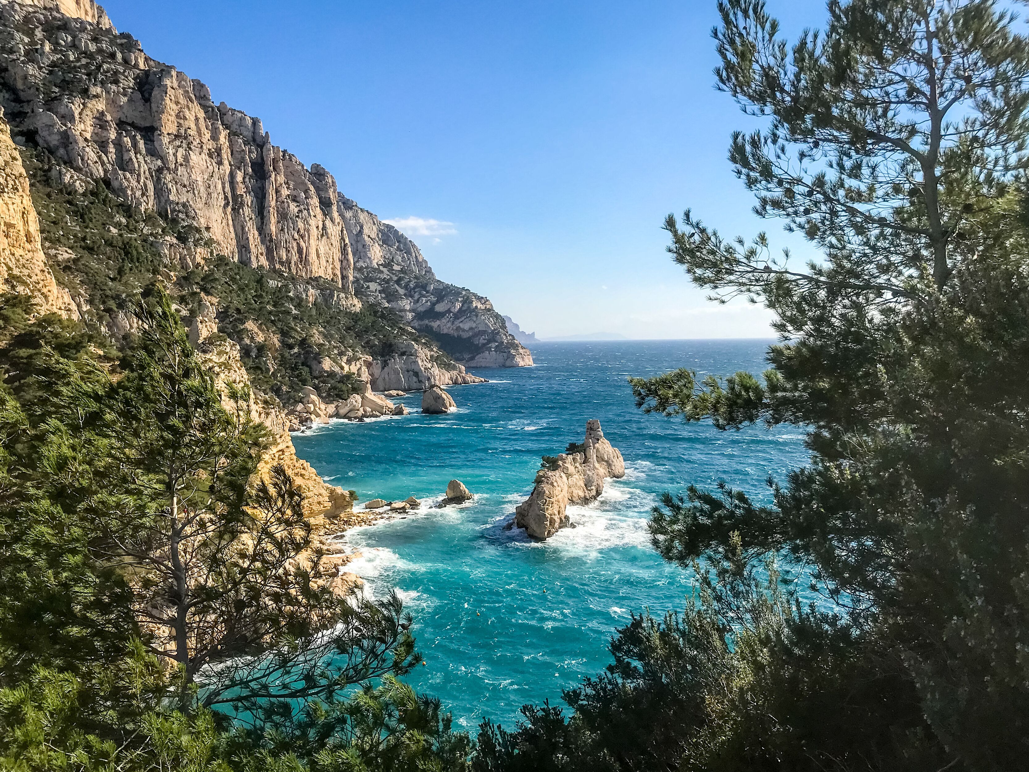 Calanques, creeks of marseille
