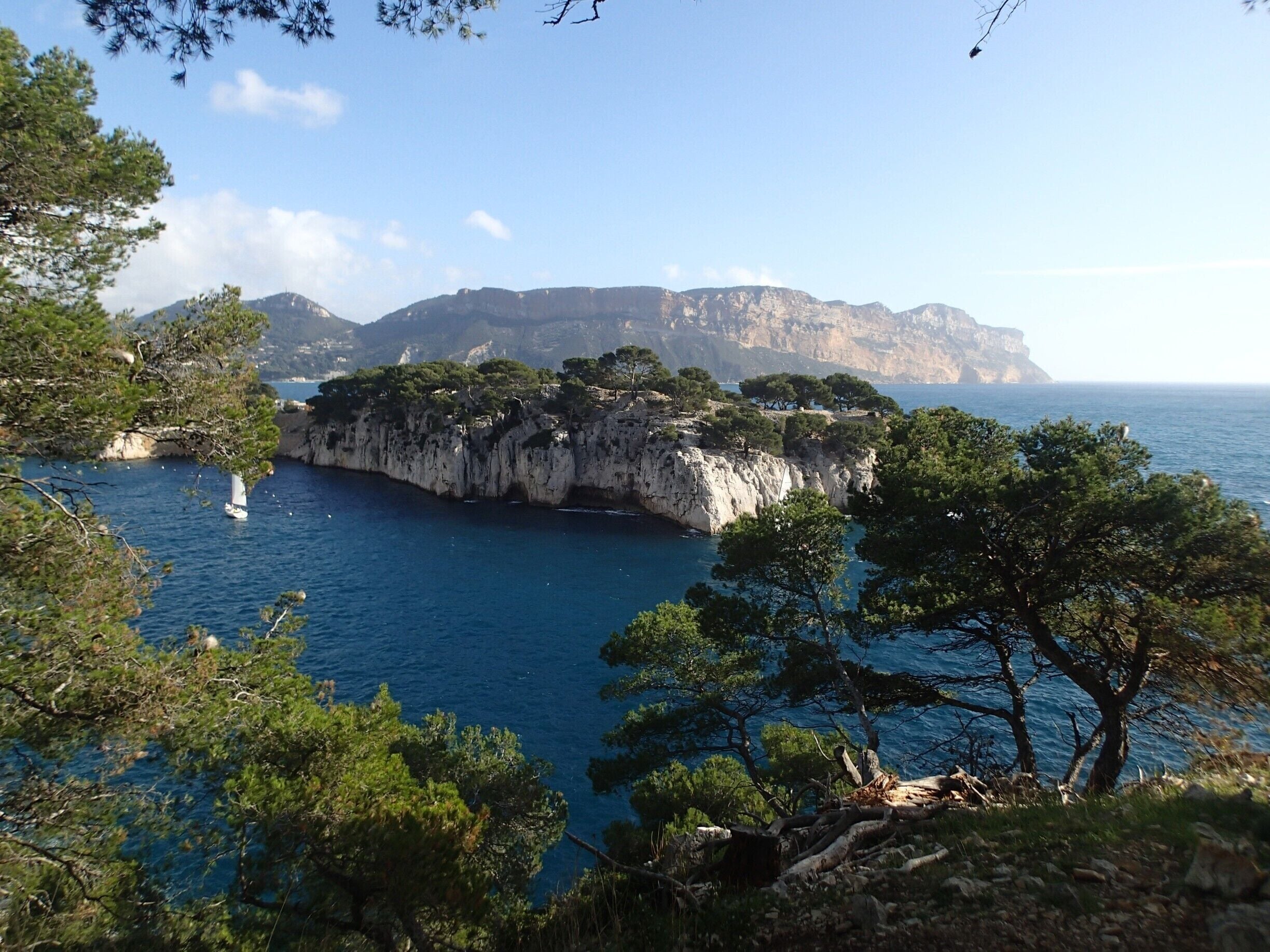 Nice blue colour on sunny day