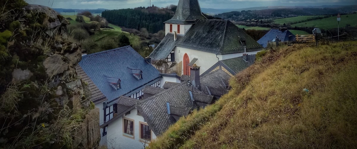 Kronenburg,a beautiful small village in the Eifel,Germany