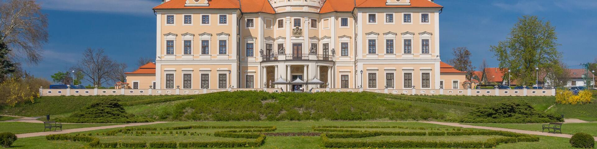 Monument chateau Liblice. Liblice is very nice Czech place near Melnik and Prague city.