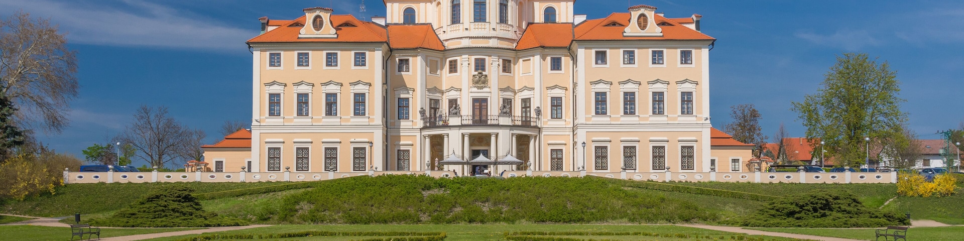 Monument chateau Liblice. Liblice is very nice Czech place near Melnik and Prague city.