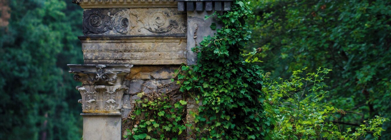 Künstliche Ruine auf der Pfaueninsel