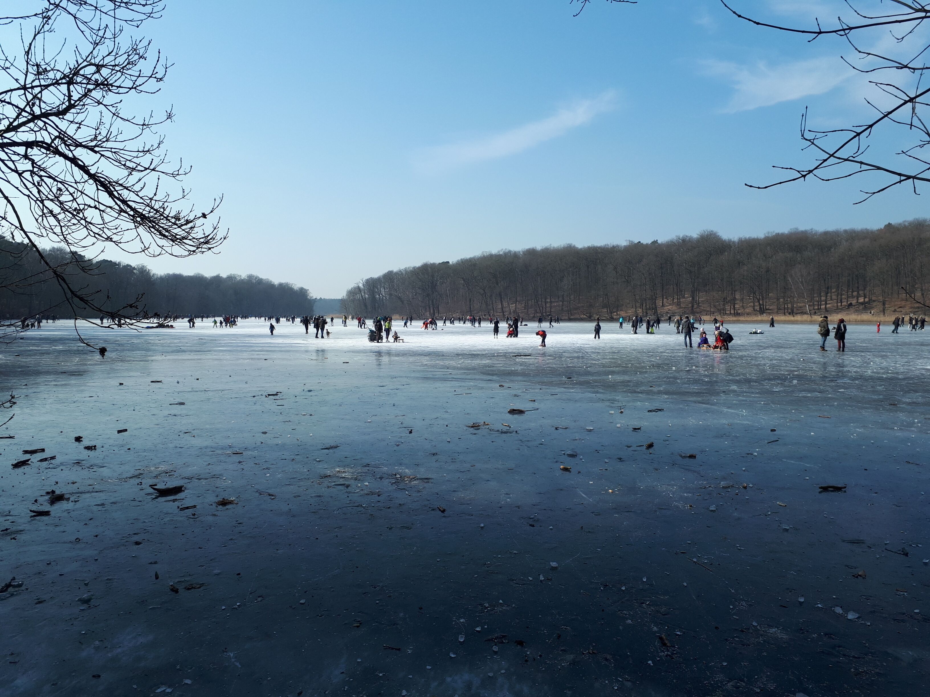 Zehlendorf Schlachtensee im Winter