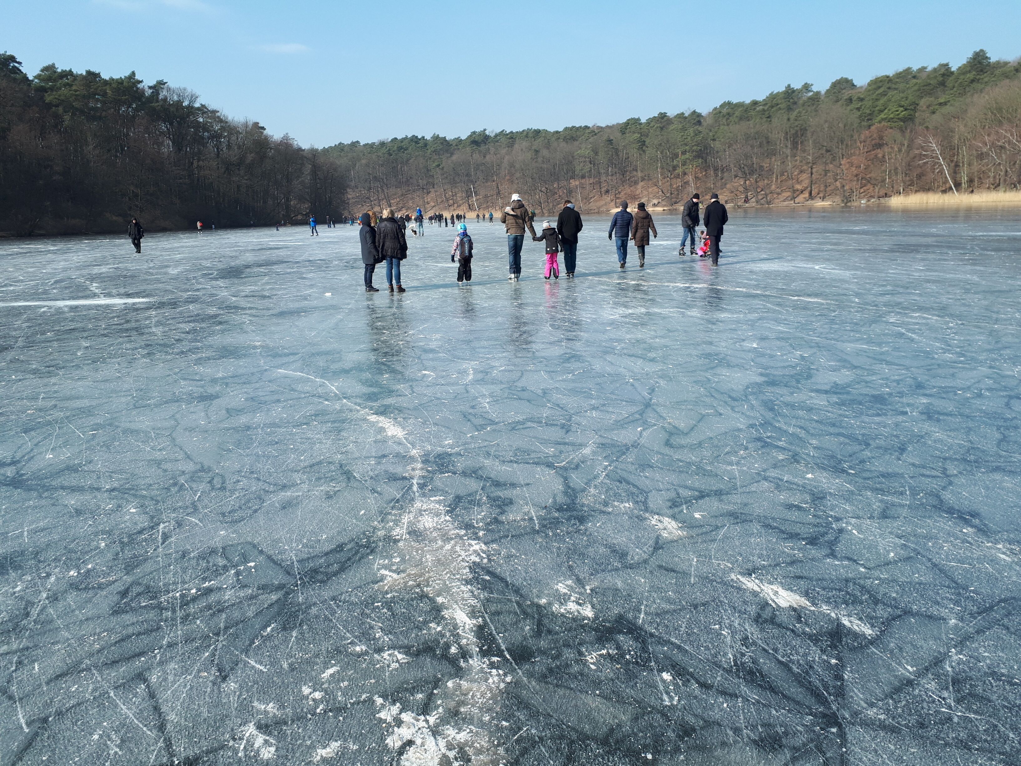 Zehlendorf Schlachtensee im Winter