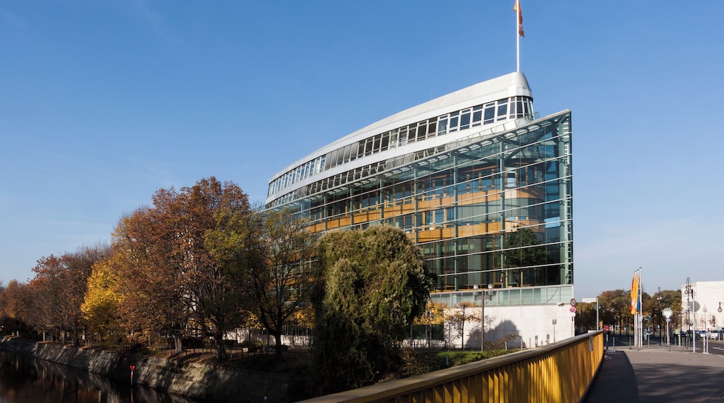 The Konrad-Adenauer-Haus in Berlin. It is the main office of the CDU and was built by the architects Petzinka Pink and partners.