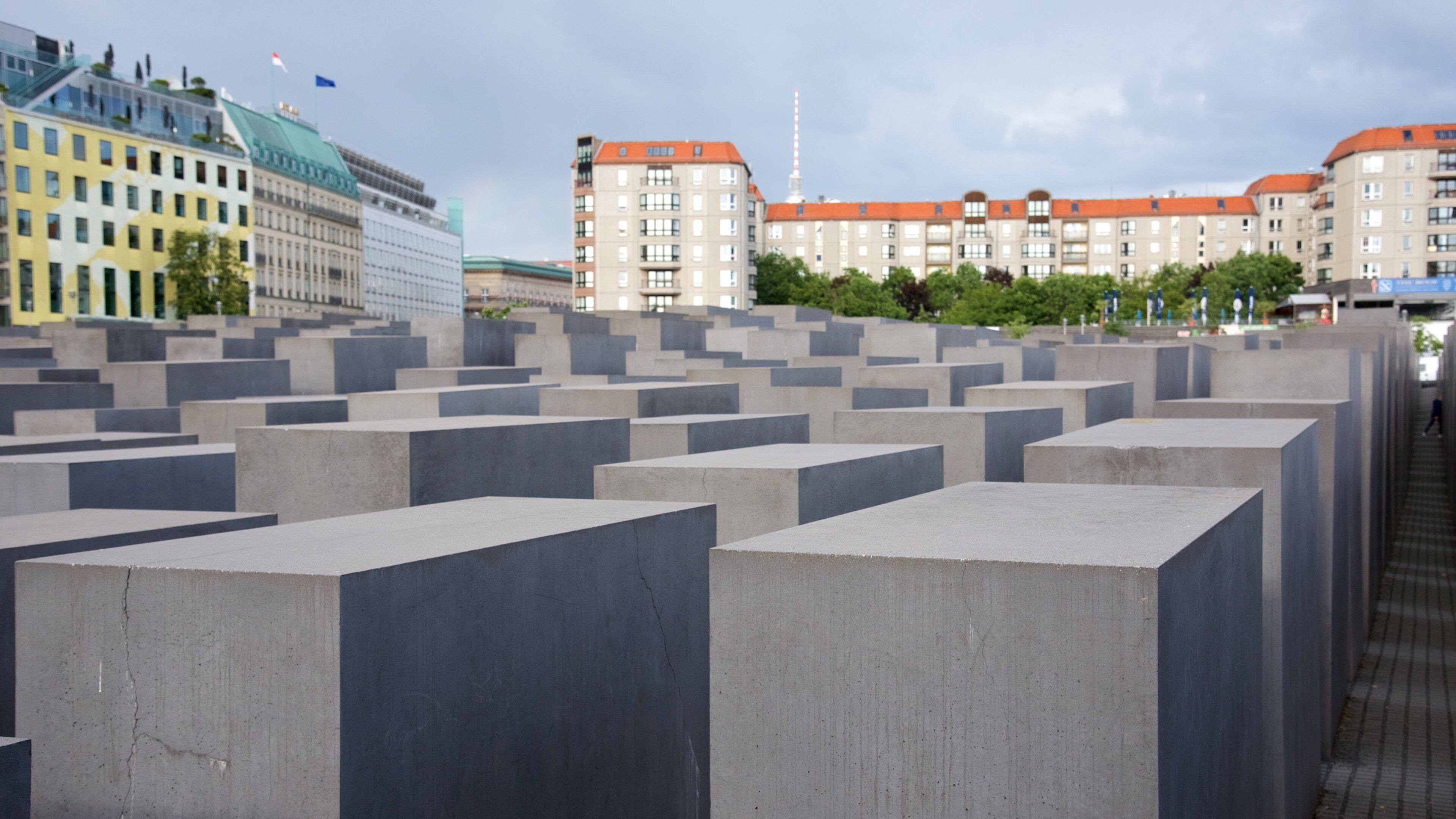 Mitte som visar ett monument