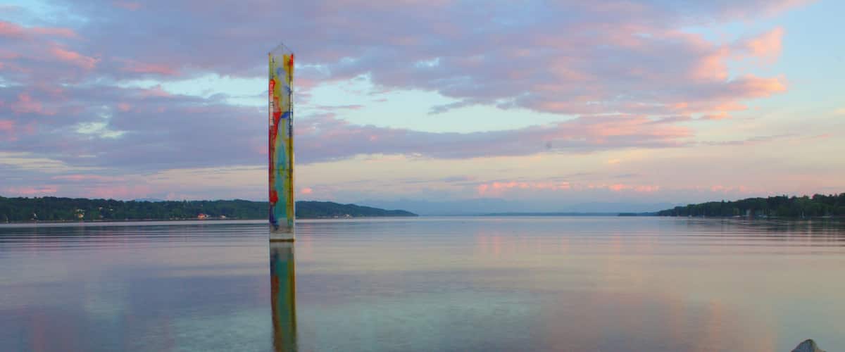 A view over the Starnberger See near Munich, Germany
