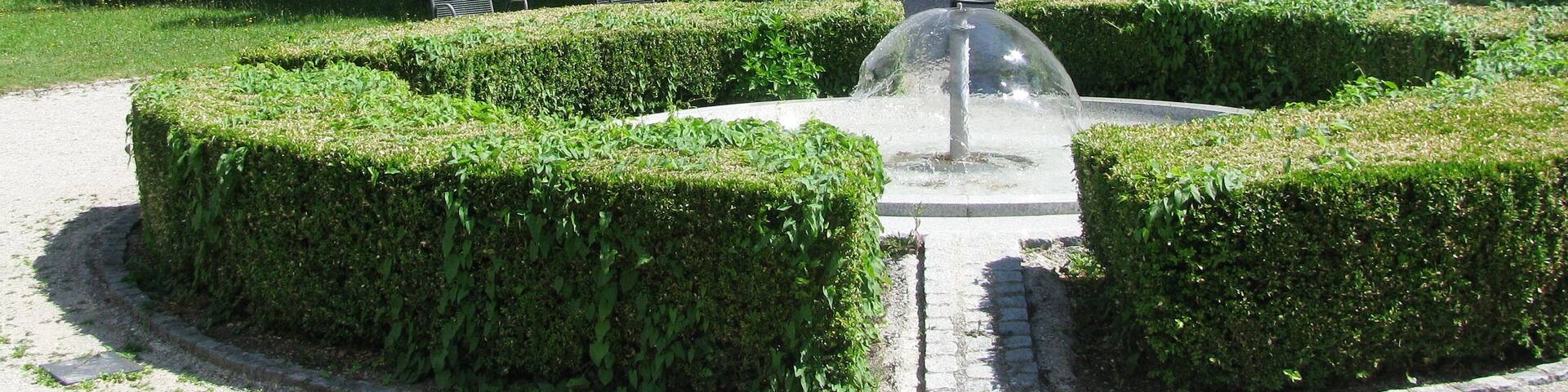 Brunnen im Hof des Münchner Stadtarchivs
