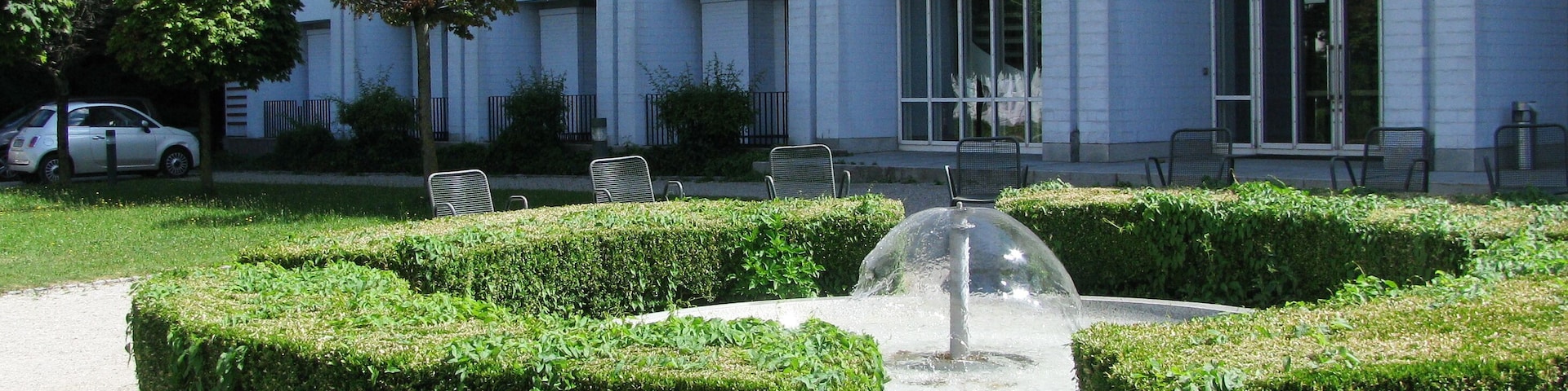 Brunnen im Hof des Münchner Stadtarchivs