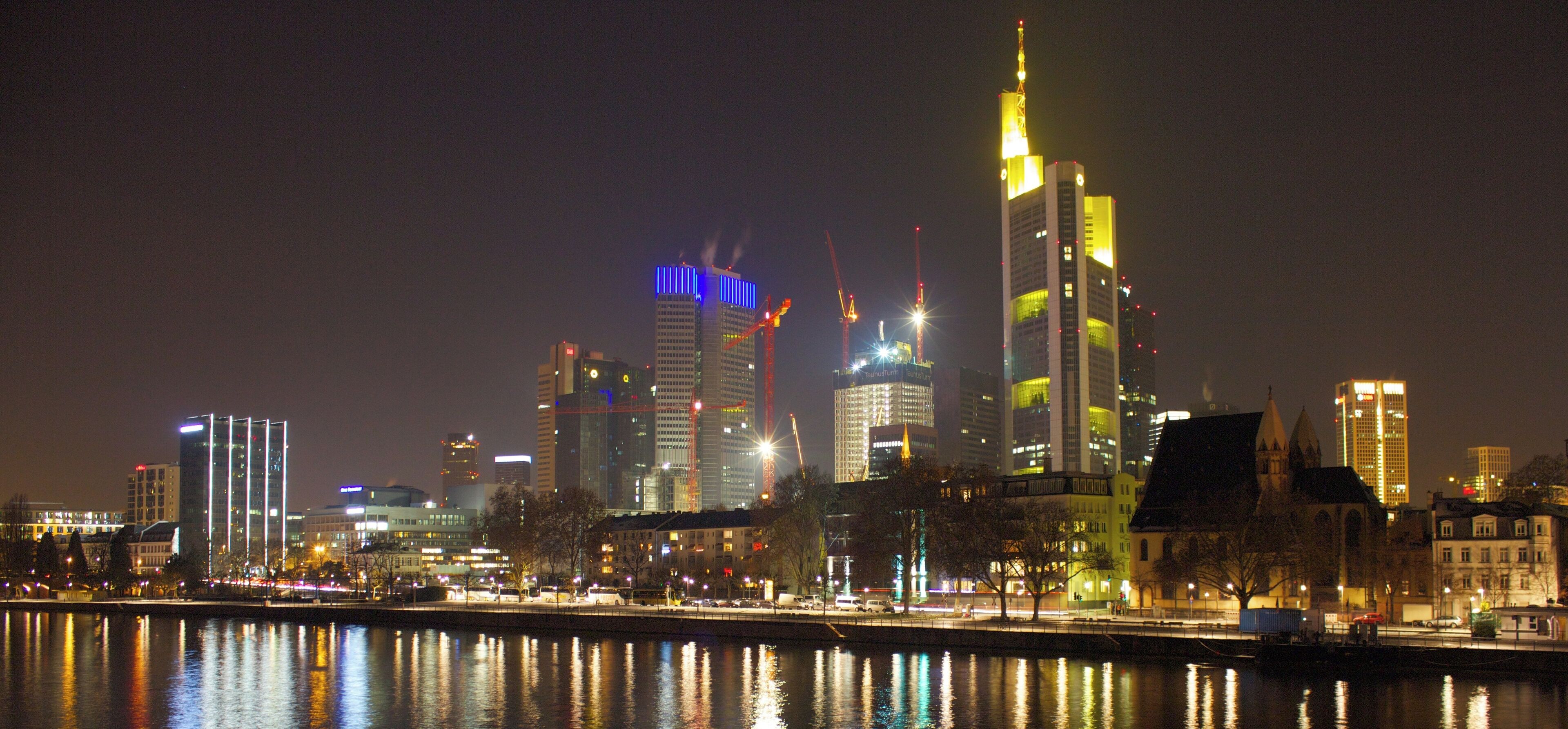 Skyline von Frankfurt.