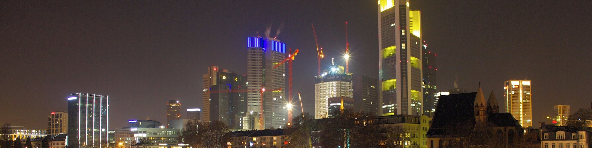 Skyline von Frankfurt.