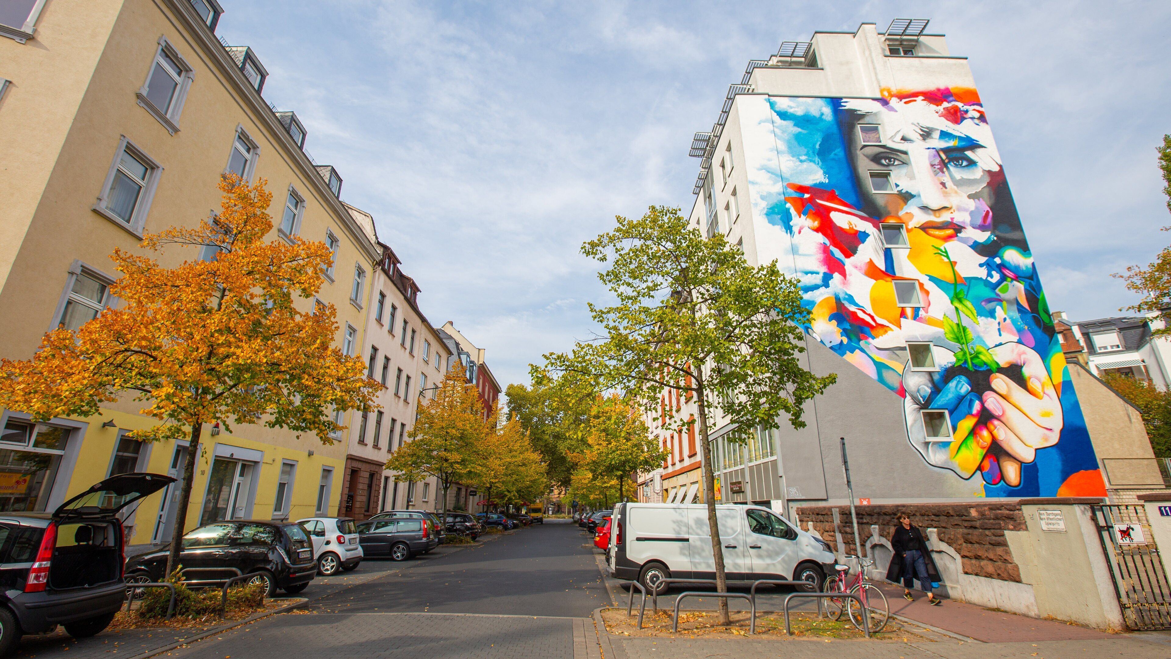 Sachsenhausen featuring outdoor art