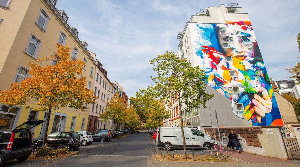 Sachsenhausen featuring outdoor art