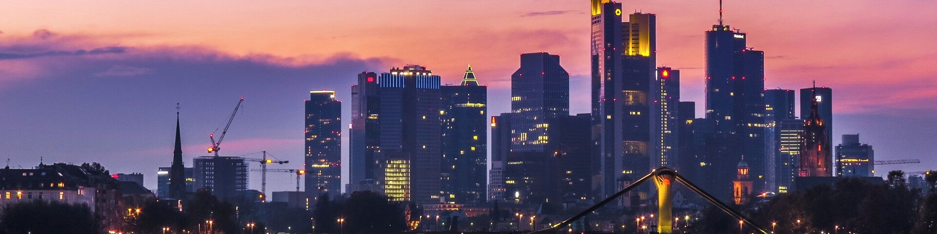 Frankfurt Skyline.