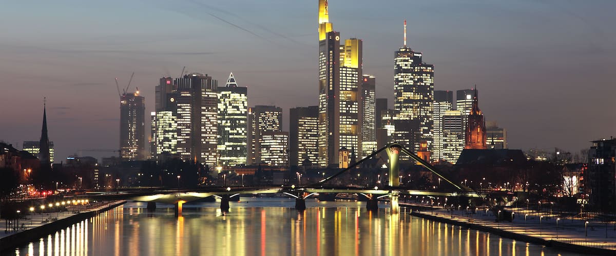 Skyline of Frankfurt, Germany