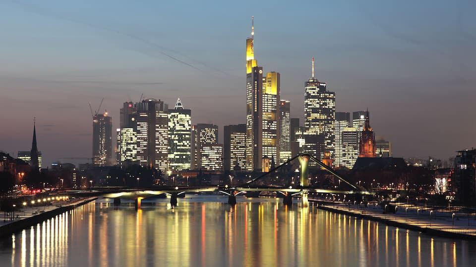 Skyline of Frankfurt, Germany