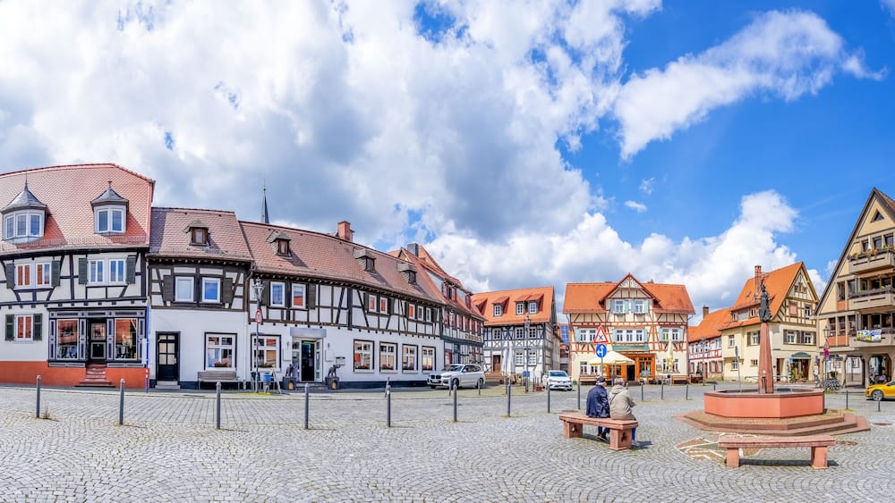 Marktplatz, Oberursel, Taunus, Hessen, Deutschland
