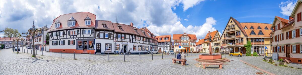 Marktplatz, Oberursel, Taunus, Hessen, Deutschland