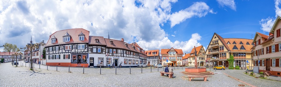 Marktplatz, Oberursel, Taunus, Hessen, Deutschland