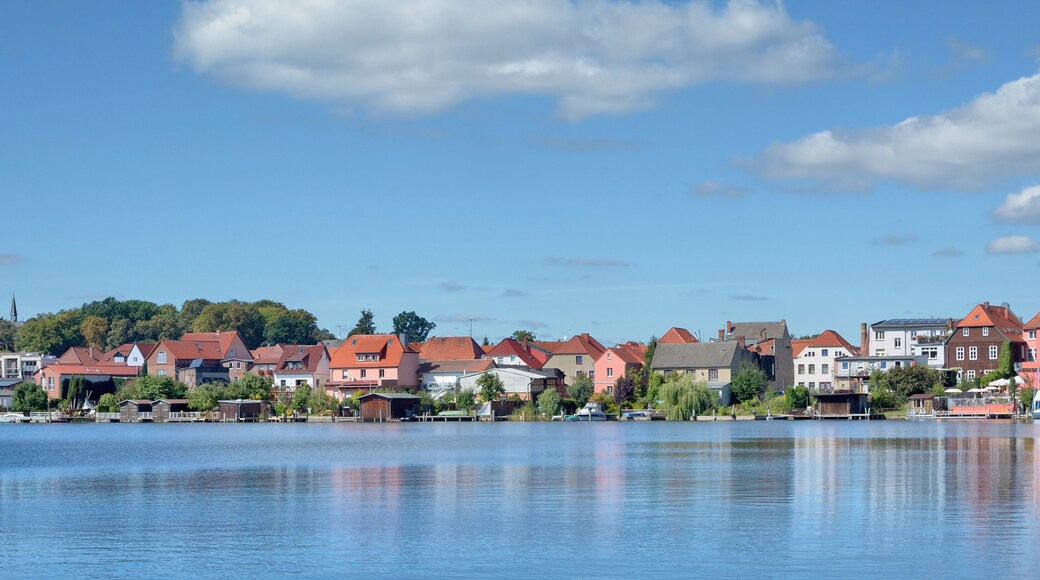 die Inselstadt Malchow in der Mecklenburgischen Seenplatte,Mecklenburg-Vorpommern,Deutschland
