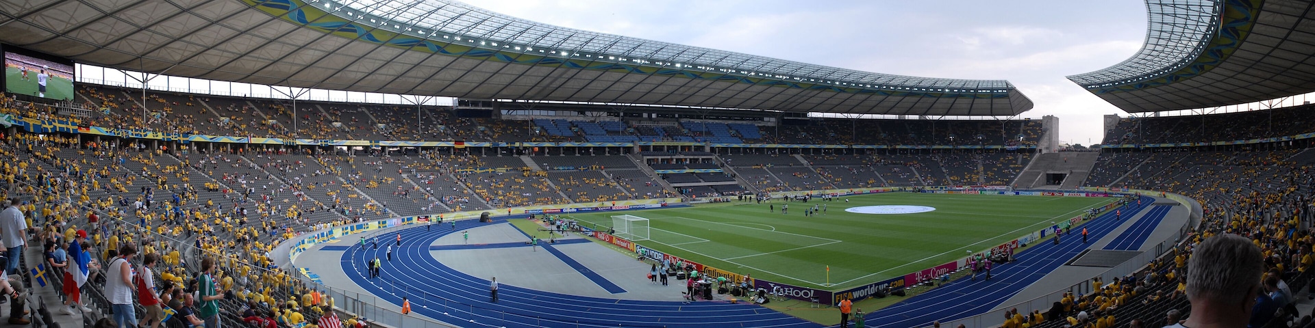 Do, 15. Juni 2006, 21 Uhr in Berlin Schweden – Paraguay 1:0 (0:0) Panorama vor Spielbeginn. von hier aufgenommen