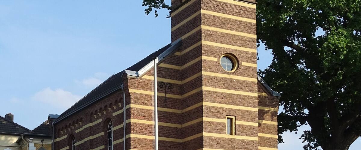 Old protestant church in Bornheim, Königstraße
