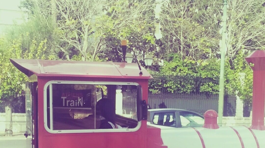 Tour train in Athens