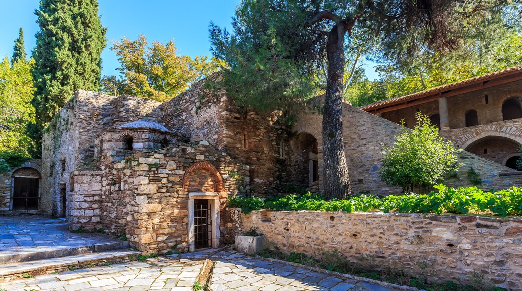 byzantine monastery in Kaisariani, Athens, Greece, Europe