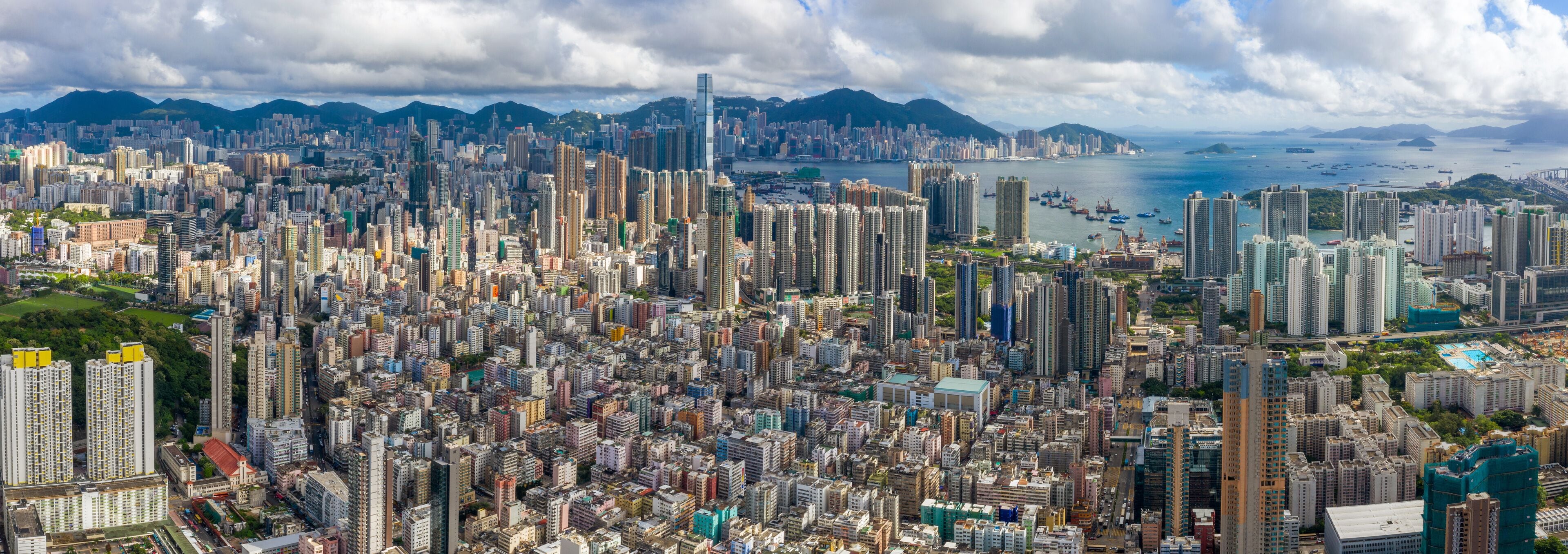 Hong Kong Cityscape from above